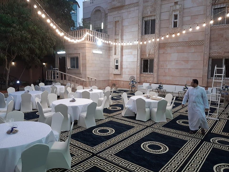 خدمات القهوة العربية لحفل زفاف فاخر في الرياض